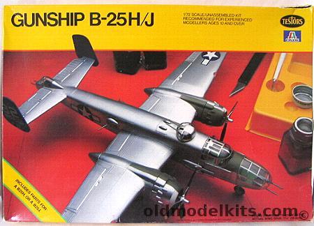 Testors 1/72 North American B-25H / B-25A / B-25J / PBJ-1H Mitchell - 82 BS 12th BG India 1944 / US Navy 1945 (PBJ-1H) / 486 BS 340 BG Corsia 1944 / 319 BG Corsica 1944, 877 plastic model kit